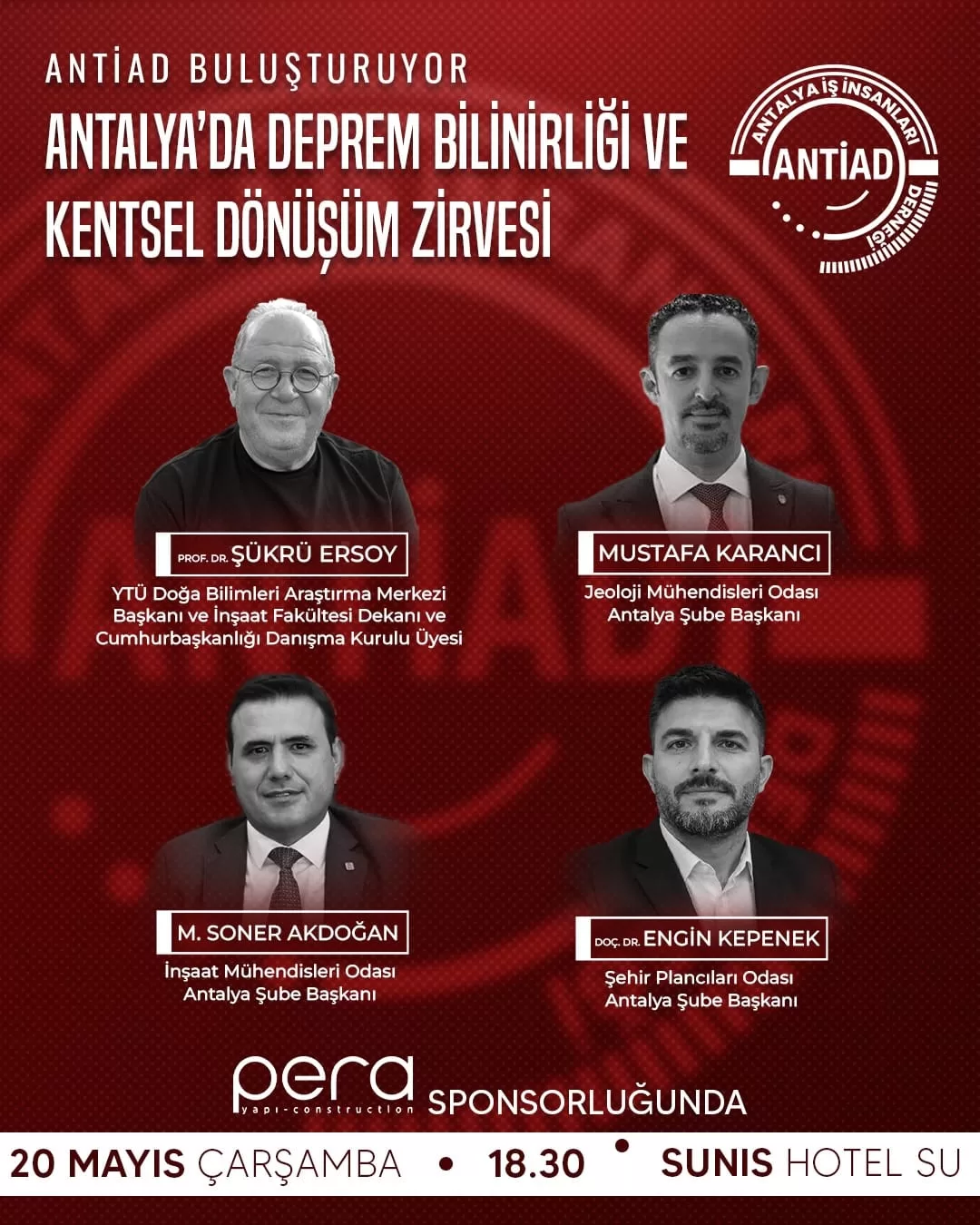 Antalya’da Deprem Bilinirliği ve Kentsel Dönüşüm Zirvesi